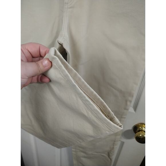 Jones Sport Woman 14 Jeans Classic Fit Tan Straight Casual Denim Pant - Picture 4 of 8